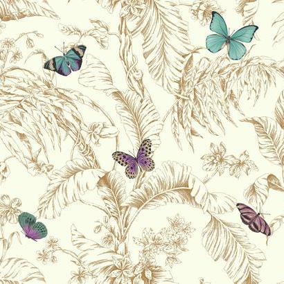 Бумажные обои Toiles II York Wallcoverings AF2028