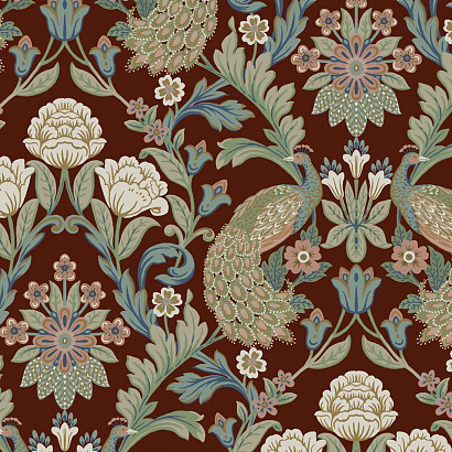 Флизелиновые обои Ronald Redding Arts and Crafts York Wallcoverings AC9106