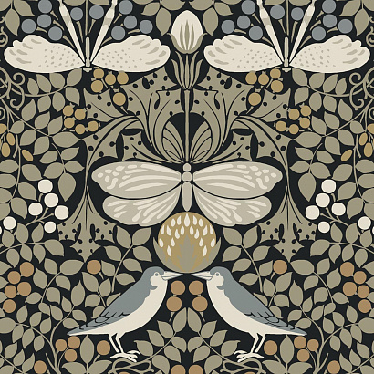 Флизелиновые обои Ronald Redding Arts and Crafts York Wallcoverings AC9162