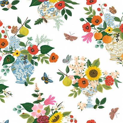 Флизелиновые обои Rifle Paper Co 3rd Edition York Wallcoverings RF7402