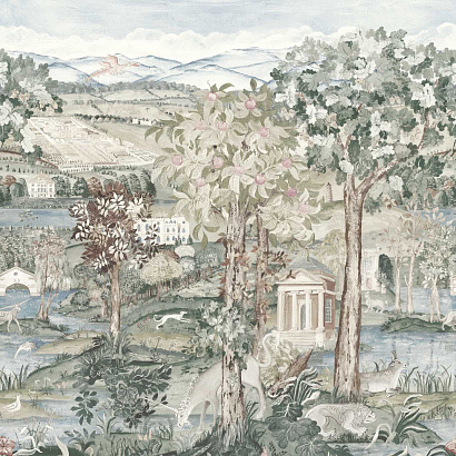 Флизелиновые обои Arcadian Thames Wallpapers Zoffany 313040