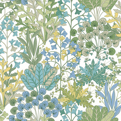 Флизелиновые обои Blooms Second Edition Resource Library York Wallcoverings BL1814