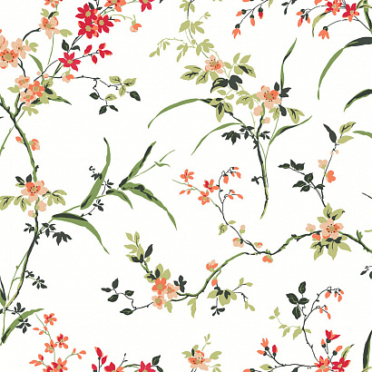 Флизелиновые обои Blooms Second Edition Resource Library York Wallcoverings BL1741