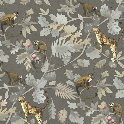 Флизелиновые обои Wild Life Aura MWKG101