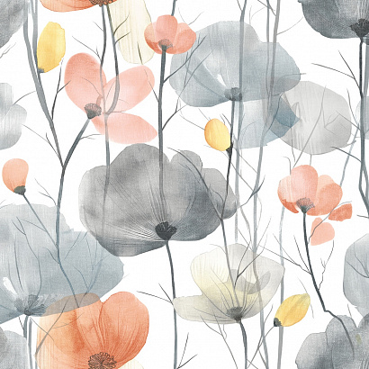 Виниловые обои Ronald Redding Caviar Previous York Wallcoverings VR1537