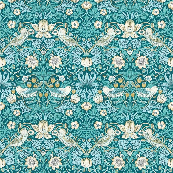 Флизелиновые обои William Morris Designs Clarke&Clarke W0171/06