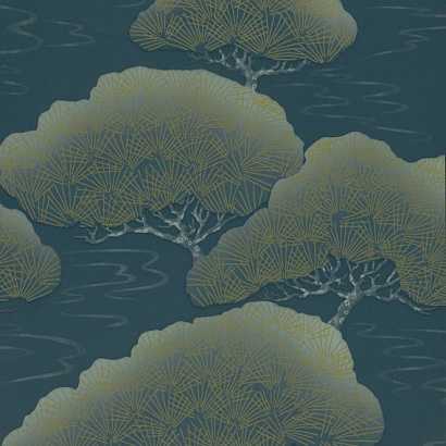 Флизелиновые обои 20th Century Little Greene 0275PIBLUEP