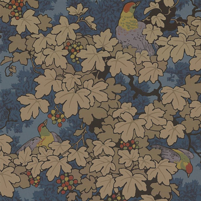 Флизелиновые обои Archive Trails Little Greene 0247VIBLEUZ