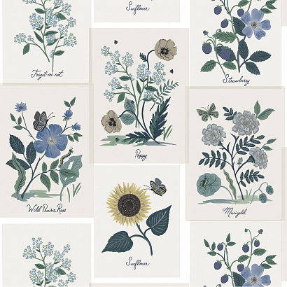 Флизелиновые обои Rifle Paper Co. Second Edition York Wallcoverings RP7335