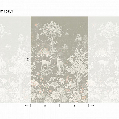 Флизелиновые обои Британский лес (Forest) Loymina Forest 001/1