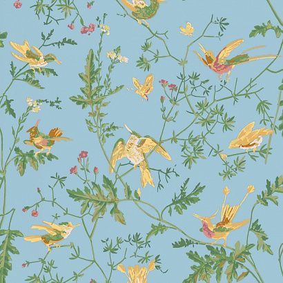 Флизелиновые обои Selection of Hummingbirds Cole & Son 124/1004