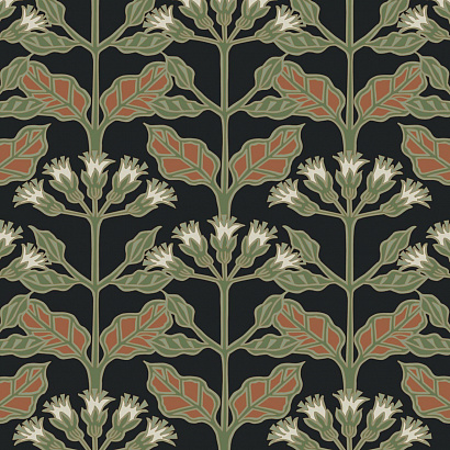 Флизелиновые обои Ronald Redding Arts and Crafts York Wallcoverings AC9113