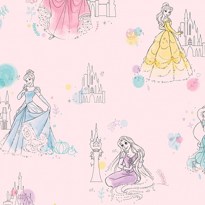 Флизелиновые обои Disney IV York Wallcoverings DI0969