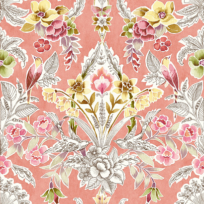 Флизелиновые обои Magic Flowers Aura FD25861