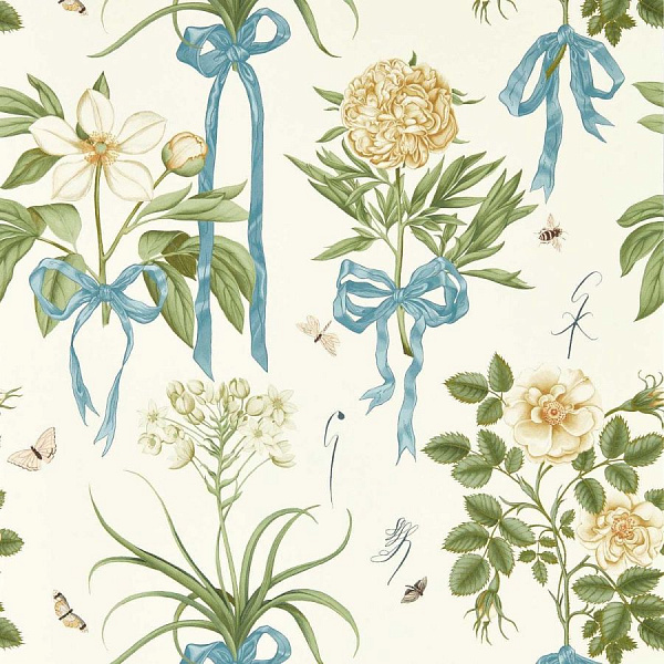 Флизелиновые обои Giles Deacon x Sanderson Sanderson 217311