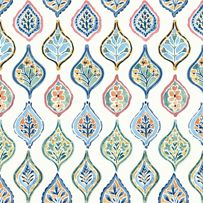 Бумажные обои Mediterranean York Wallcoverings MN1852