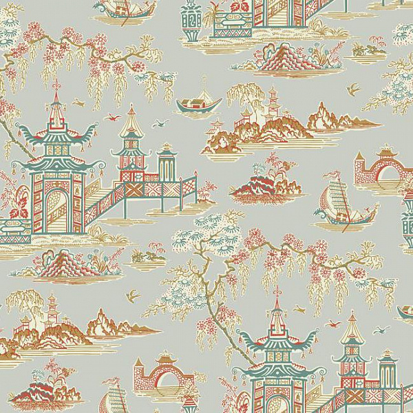 Бумажные обои Waverly Classics II York Wallcoverings WC7550