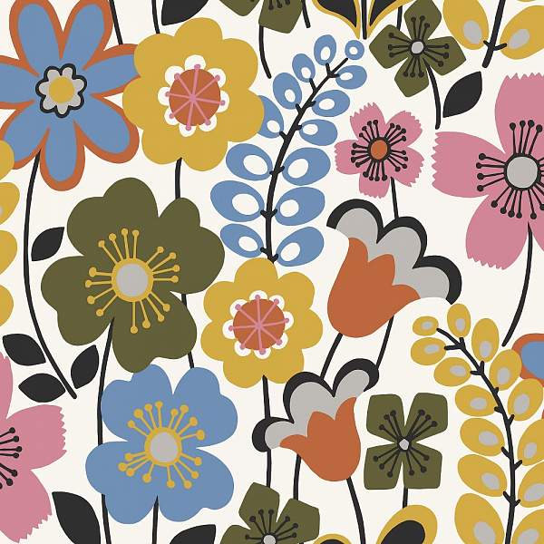 Флизелиновые обои Magic Flowers Aura FD25825