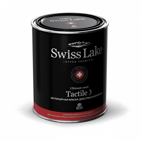 Краска интерьерная для стен и потолков Swiss Lake Tactile 3