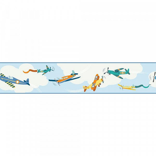 Бумажные обои Waverly Kids York Wallcoverings WK6808BD