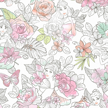 Флизелиновые обои Disney IV York Wallcoverings DI0966