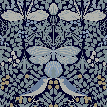 Флизелиновые обои Ronald Redding Arts and Crafts York Wallcoverings AC9165
