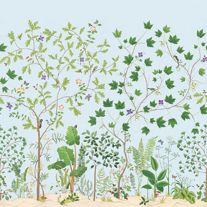 Флизелиновые обои Arboretum Sanderson 217212