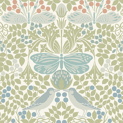 Флизелиновые обои Ronald Redding Arts and Crafts York Wallcoverings AC9164