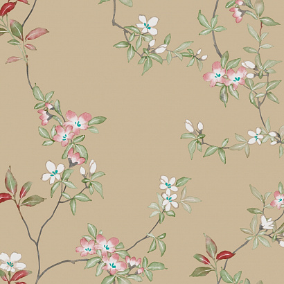 Виниловые обои Ronald Redding Tea Garden II York Wallcoverings ZA8073
