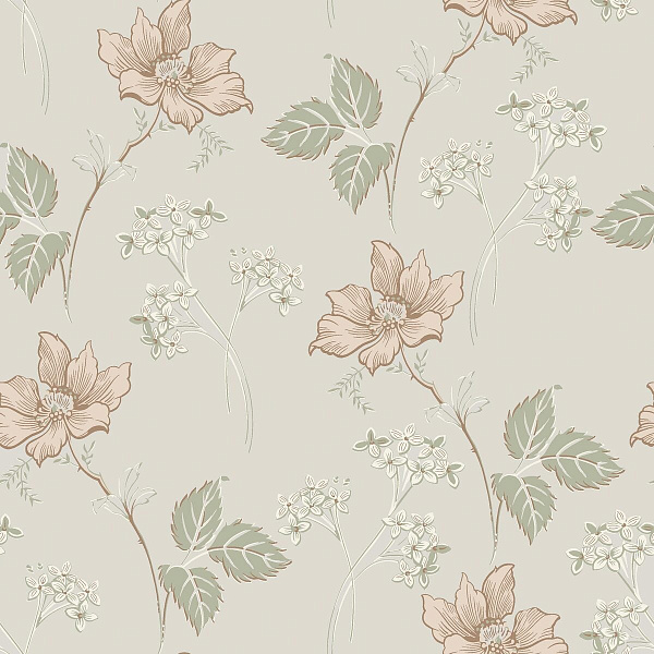 Флизелиновые обои Swedish Grace Borastapeter 5501